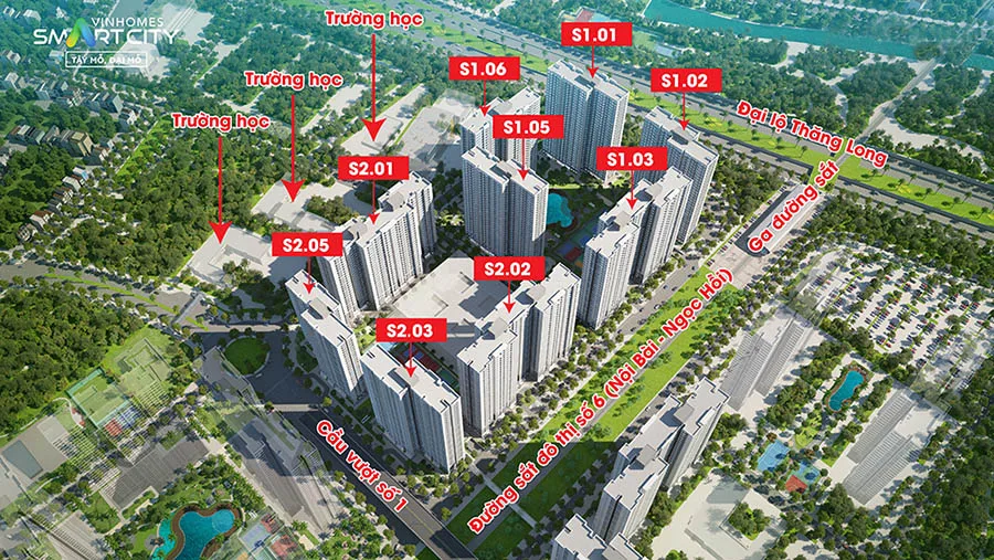 Tiêu chuẩn bàn giao chung cư Vinhomes Smart City phân khu Sapphire khi thuê là như thế nào?