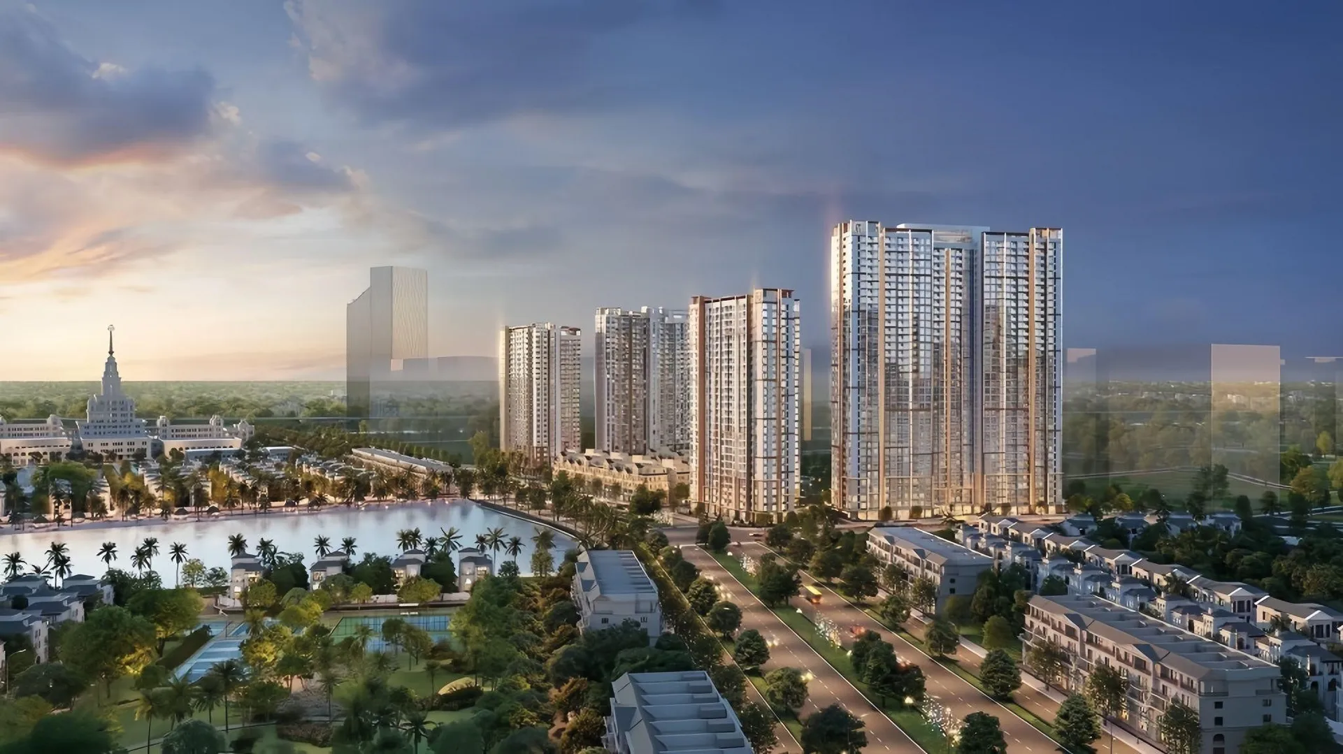Giá cho thuê chung cư Ocean Park Masteri Waterfront view trường VinUni bao nhiêu một tháng?