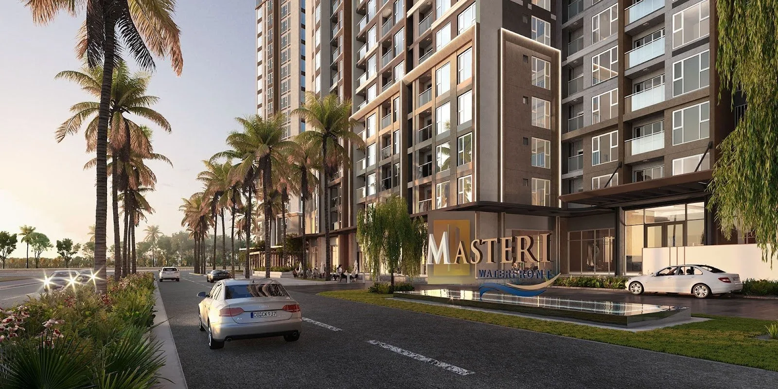 Shophouse cho thuê Vinhomes Ocean Park tòa M2 phân khu Masteri Waterfront có diện tích bao nhiêu?