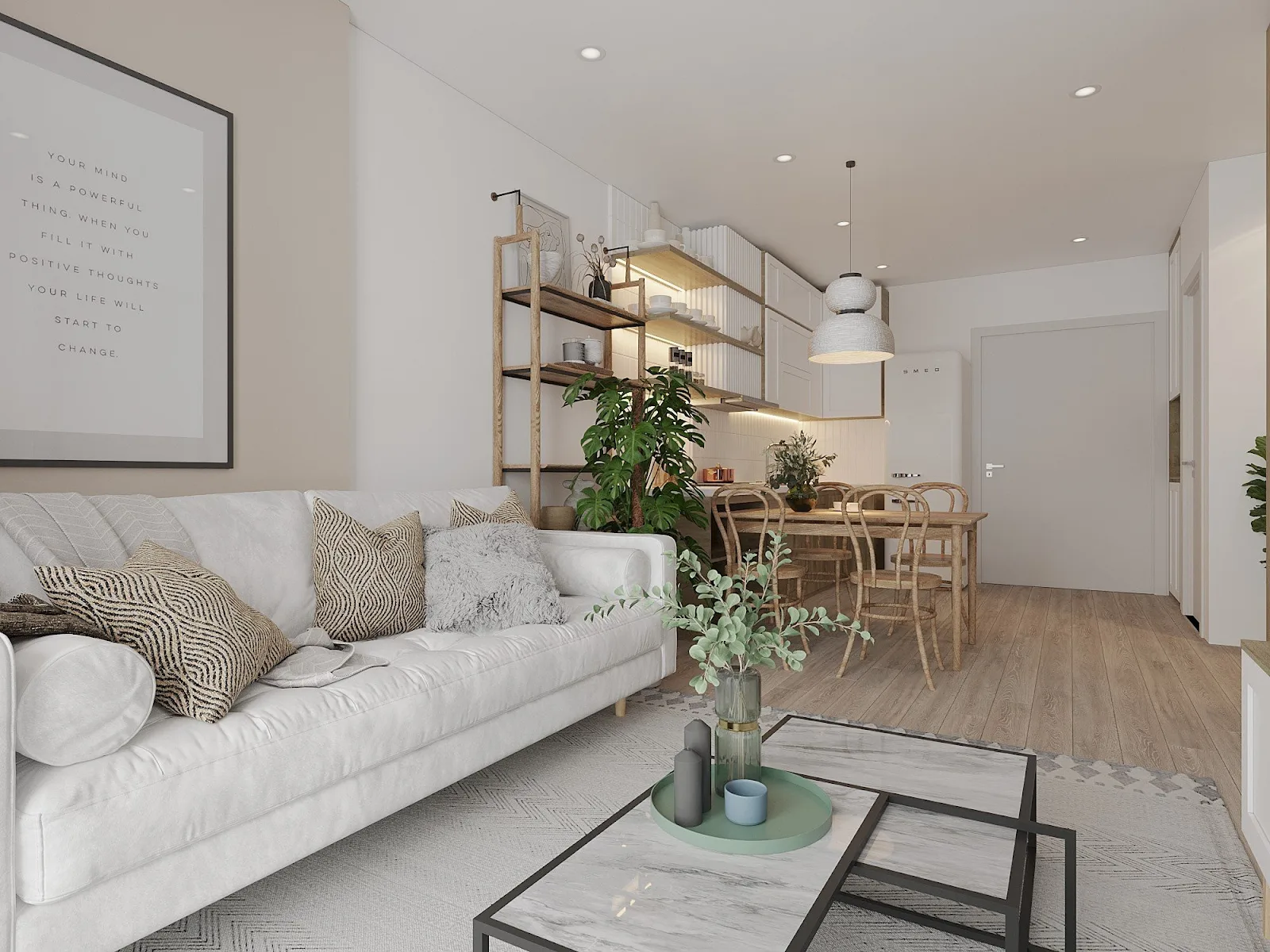 Diện tích các loại căn hộ khi thuê chung cư Masteri Waterfront như thế nào?
