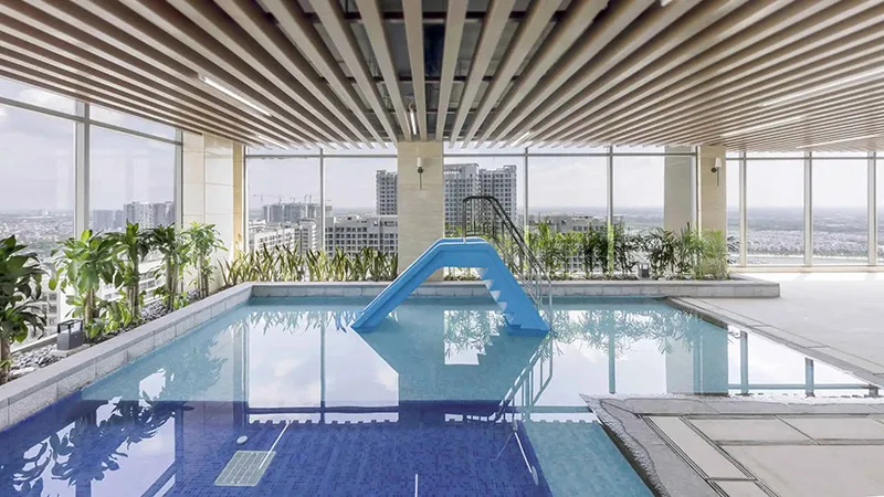 Có bao nhiêu bể bơi mà khách hàng thuê căn hộ tại Masteri Waterfront được trải nghiệm?