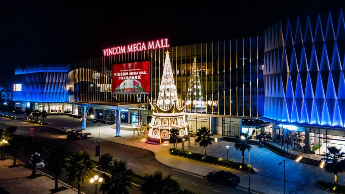 Khách thuê phòng Vinhomes Ocean Park theo ngày có thể trải nghiệm mua sắm gì tại Vincom Mega Mall?