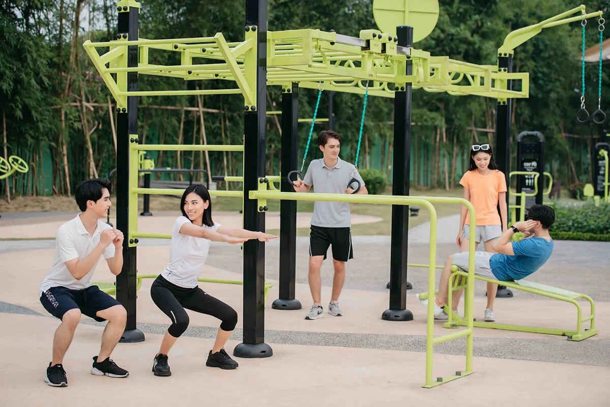 Khu thể thao ngoài trời dành cho khách thuê nhà Vinhomes Smart City có ưu điểm gì nổi bật?