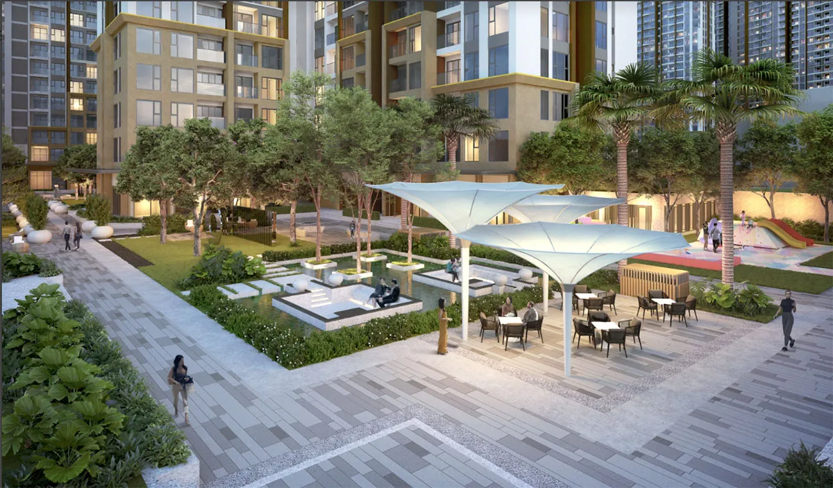 Có những khu vực thư giãn nào dành cho cư dân khi thuê chung cư Vinhomes Ocean Park Masteri Waterfront?