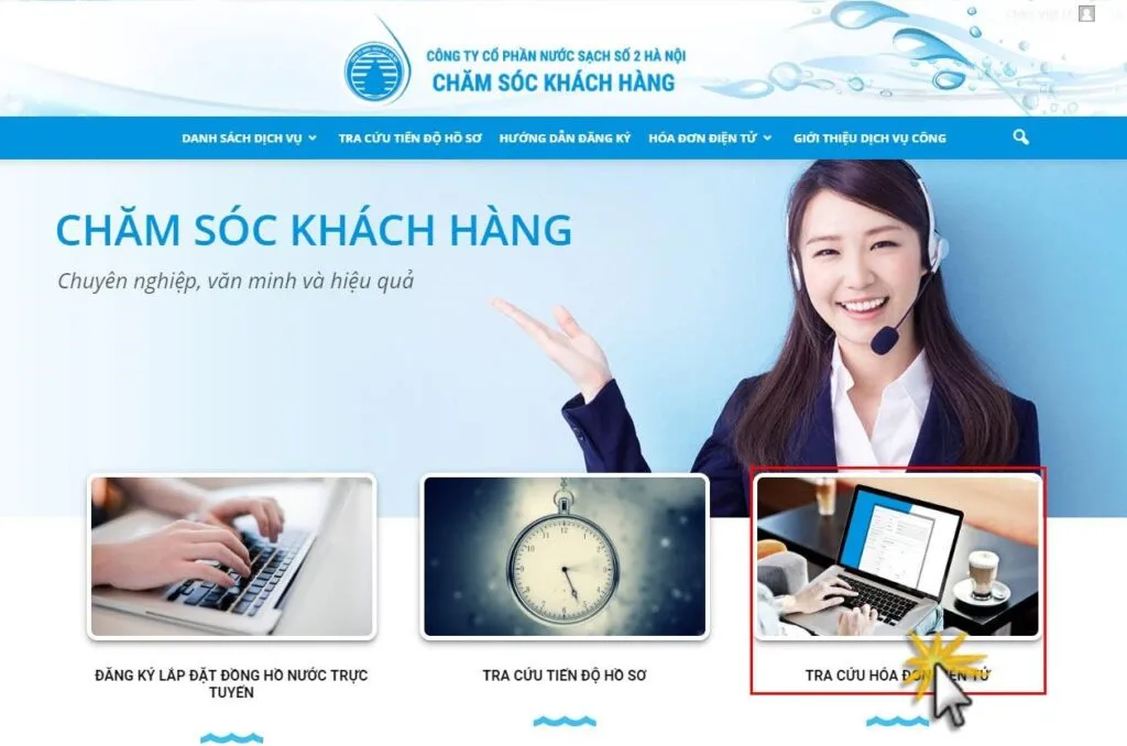 Làm thế nào để cư dân thuê căn hộ Vinhomes Ocean Park tra cứu hóa đơn nước sạch?