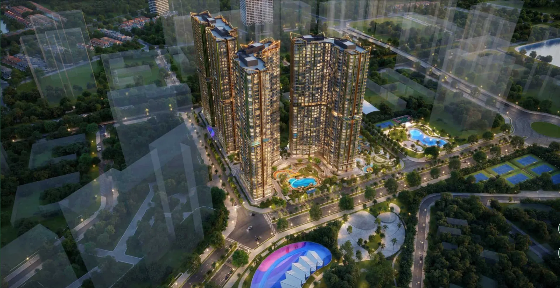 2 tầng tiện ích của toà AURA - LUMIÈRE Evergreen Vinhomes Smart City gồm những gì?