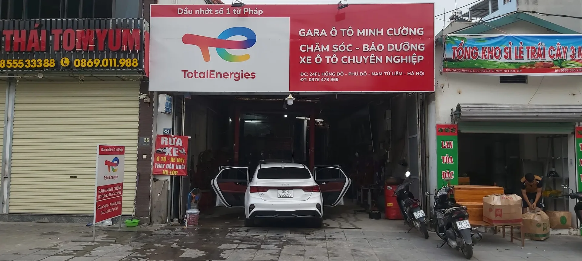 Có gara ô tô nào gần khu vực thuê chung cư Smart City?