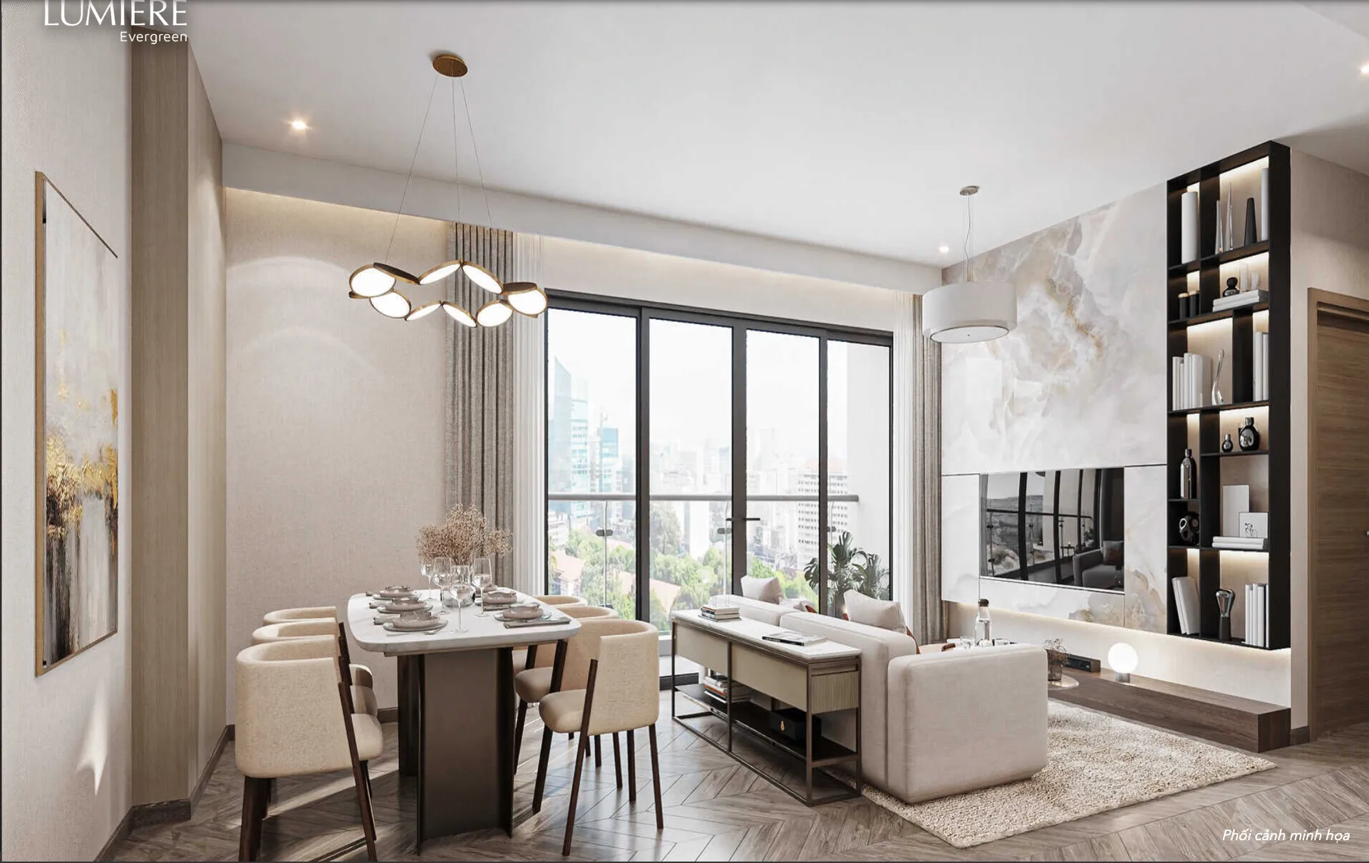 Căn hộ 4PN toà ATMOS - Lumiere Evergreen nằm trong đô thị Vinhomes Smart City có gì đặc biệt? 