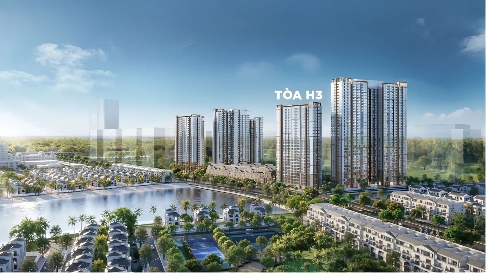 Thuê chung cư Ocean Park Masteri Waterfront chọn tòa nào để đón hoàng hôn hướng Tây?