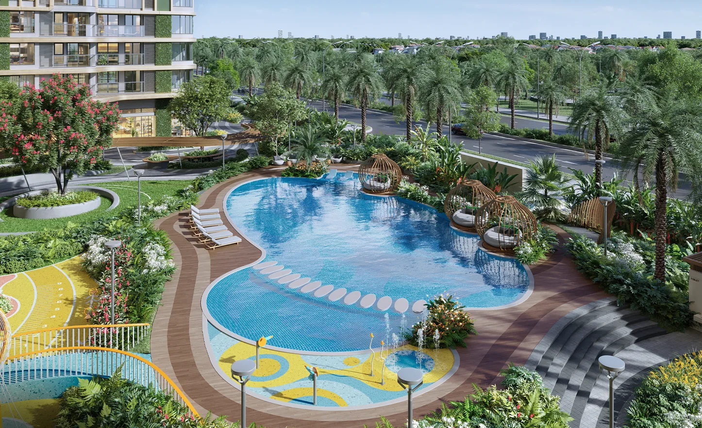 Thiết kế căn hộ 2PN+ toà AURA Lumiere Evergreen Vinhomes Smart City có gì nổi bật?