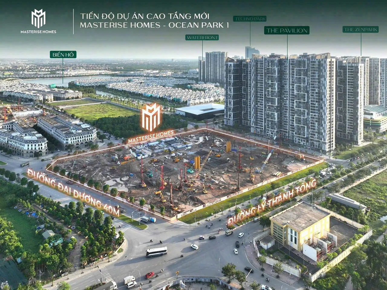 Masteri The Lake tọa lạc tại vị trí "kim cương" nào của thành phố biến Ocean Park?