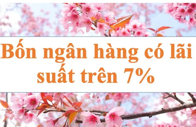 Lãi suất ngân hàng hôm nay 4.11: Cao nhất 7-9,5%