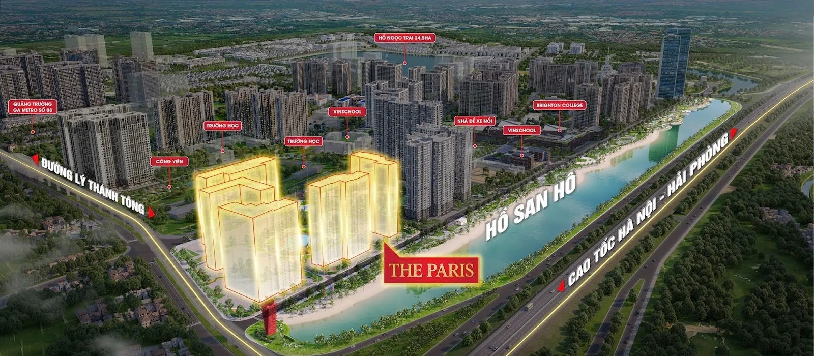 Bán nhà Vinhomes dự án Vinhomes Ocean Park phân khu The Paris