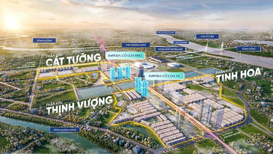 Layout mặt bằng dự án Imperia Signature Cổ Loa tại Vinhomes Global Gate