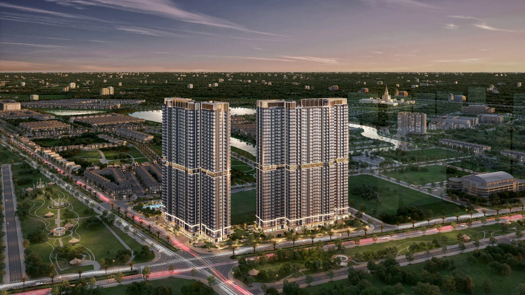"3 giá trị - 8 kết nối - 32 ưu quyền" tại dự án Masteri Lakeside là gì?