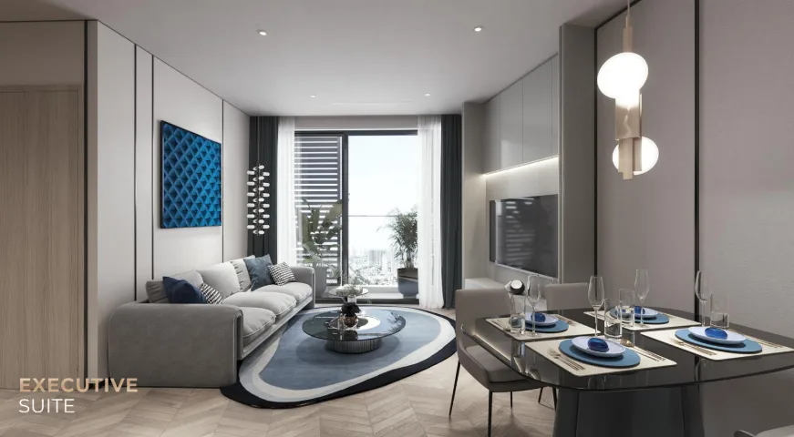 Layout căn hộ cao cấp The Continental tại dự án Imperia Signature