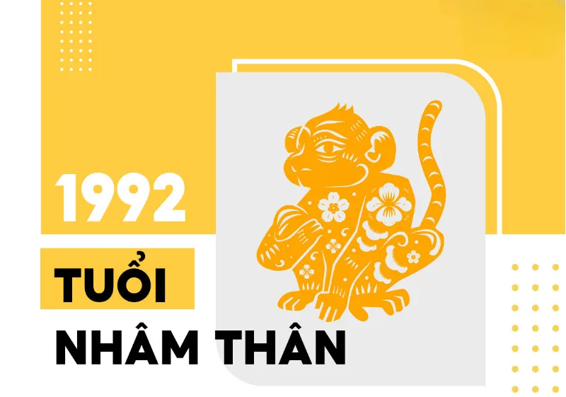 Tuổi Nhâm Thân 1992 hợp màu gì, kỵ màu gì nhất năm 2025?