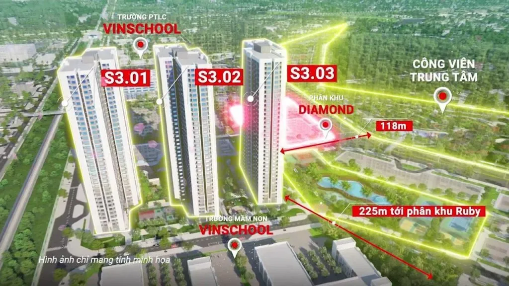 Bán căn hộ The Sapphire 3 Vinhomes Smart City tòa S3.01 chi tiết nhất