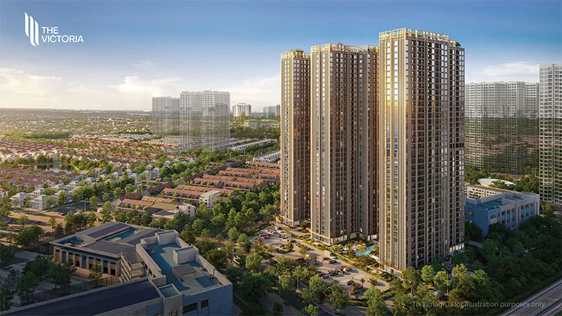 Thông tin tòa V2 Sky của phân khu The Victoria Imperia Smart City