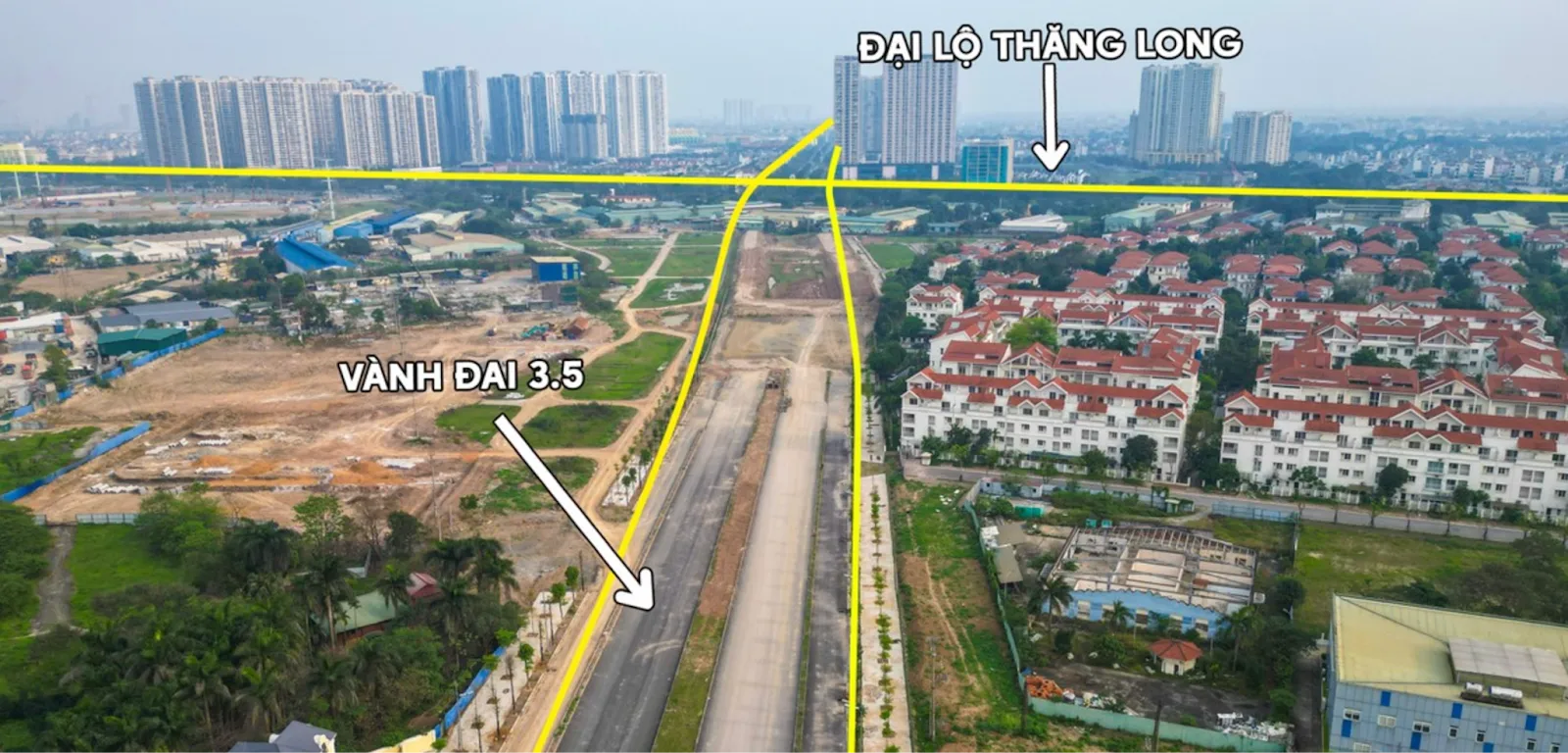 Tiến độ xây dựng tuyến đường Vành đai 3.5 Thanh Trì mới nhất năm 2025