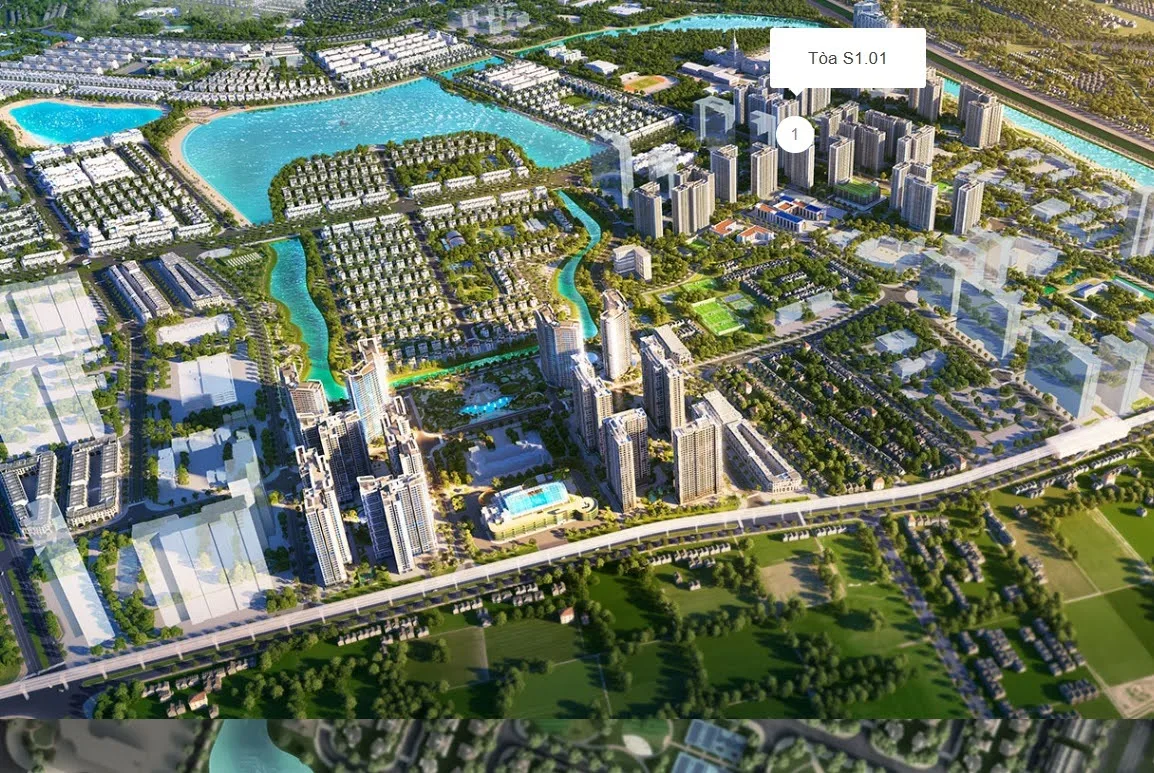 Tòa S1.01 The Sapphire 1 Vinhomes Ocean Park