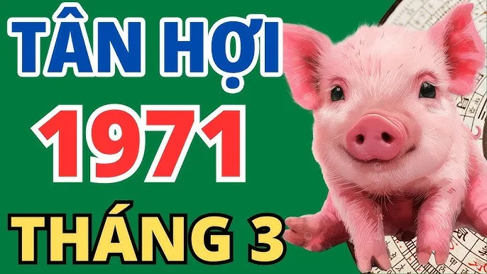 Vận trình tử vi tuổi Tân Hợi 1971 trong tháng 3 năm 2025 Âm lịch