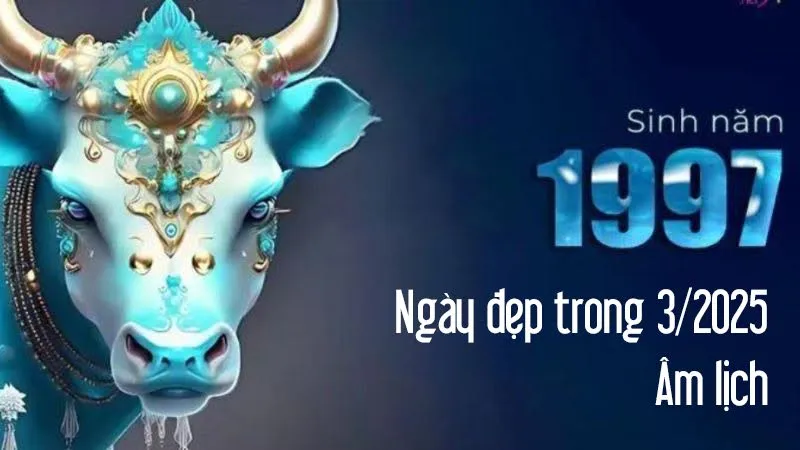 Vận trình tử vi tuổi Đinh Sửu 1997 trong tháng 3 năm 2025 Âm lịch