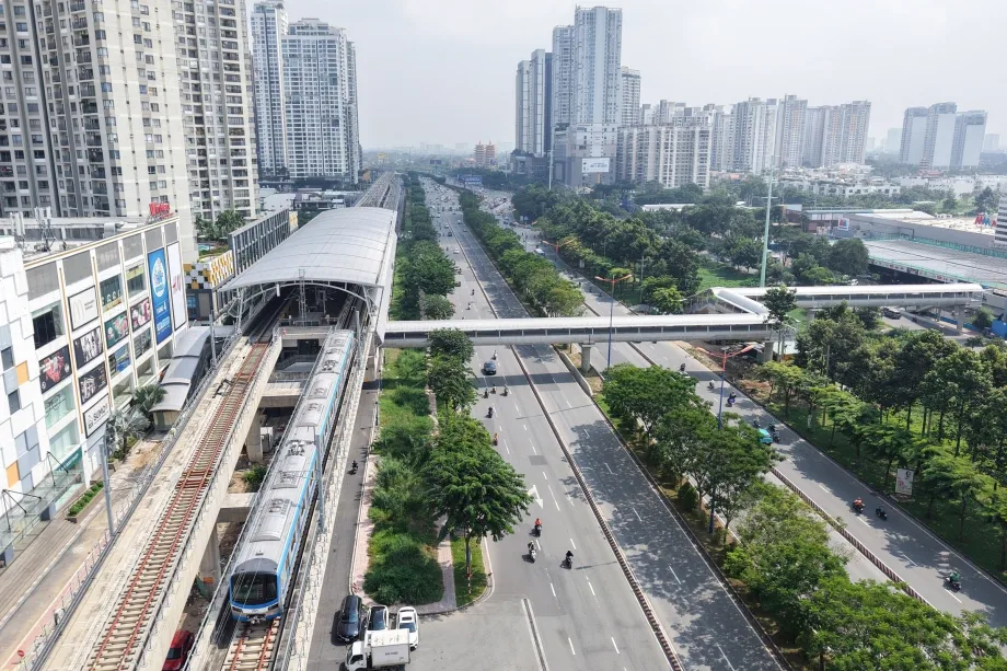 Càng gần tuyến Metro, giá căn hộ càng tăng mạnh