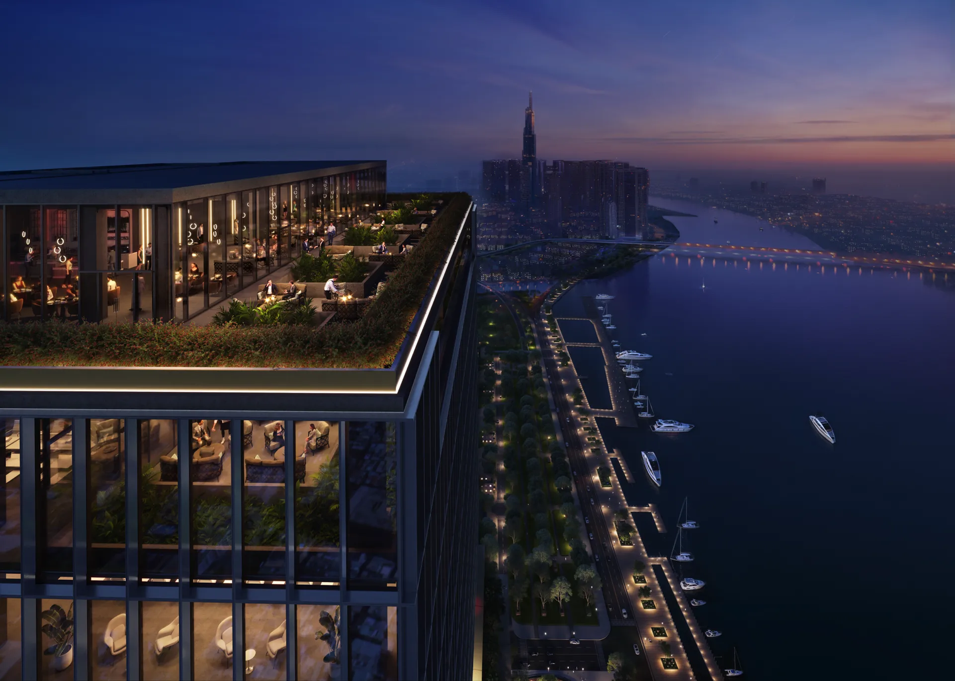 Không gian thương mại đỉnh cao tại Marina Central Tower - Chỉ dành cho giới doanh nhân tinh hoa