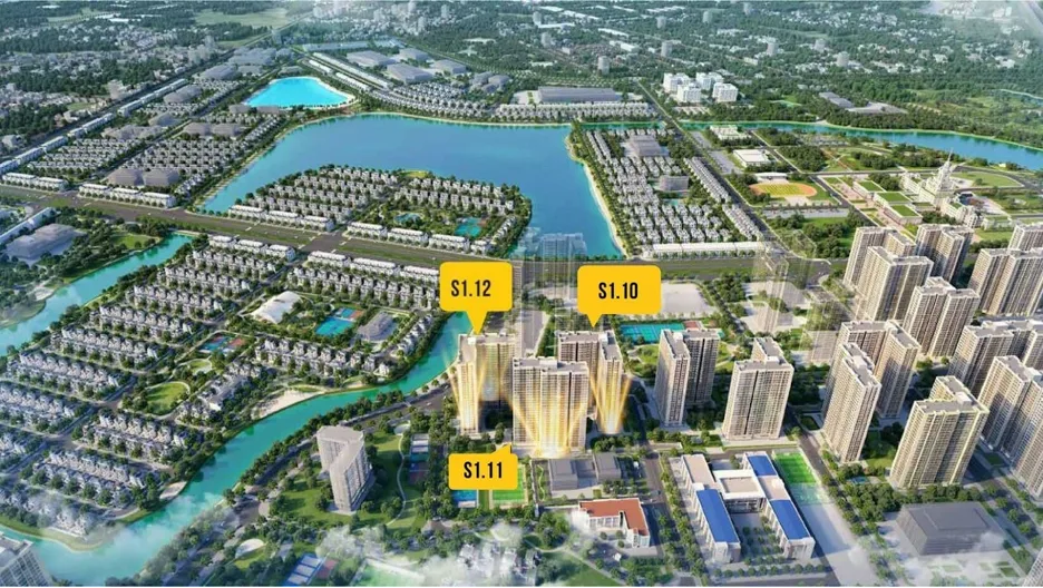 Tòa S1.11 Vinhomes Ocean Park Gia Lâm có bao nhiêu căn góc?