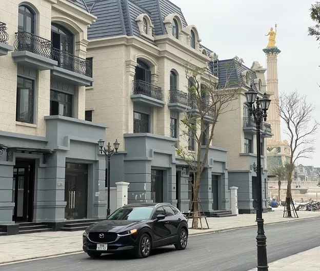 Shophouse ở phân khu Kinh Đô Ánh Sáng Vinhomes Ocean Park 2 có diện tích lớn nhất và nhỏ nhất là bao nhiêu?