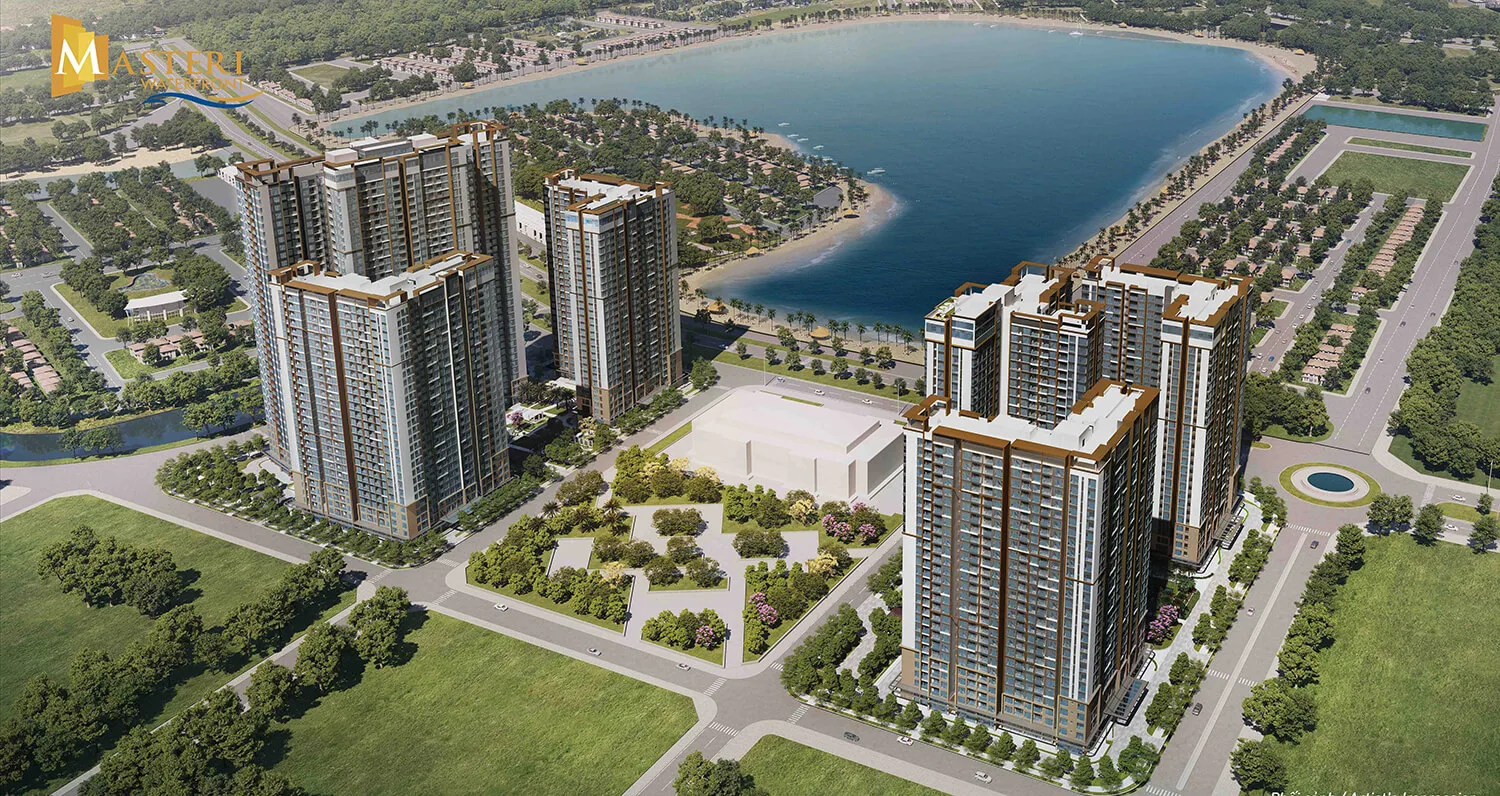 Tòa M3 dự án Masteri Waterfront hình chữ gì và có bao nhiêu tầng?