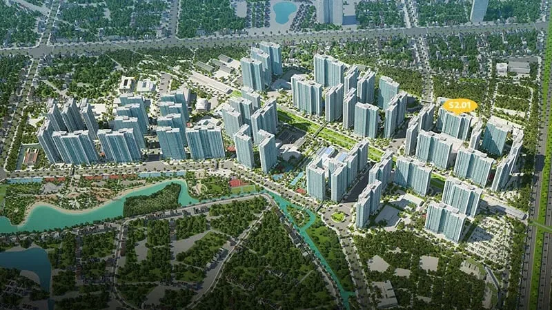 Tòa S2.01 Vinhomes Smart City có bao nhiêu căn góc?