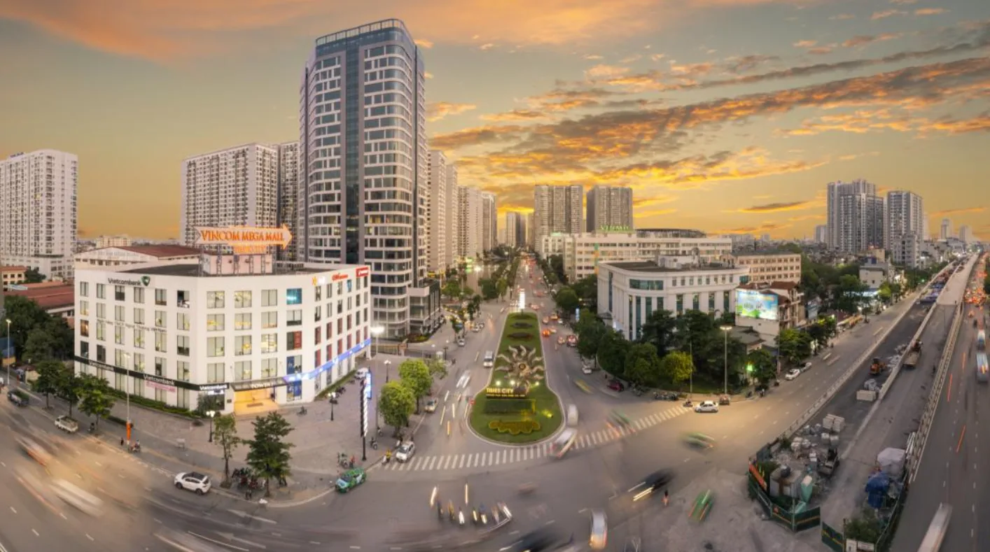 Di chuyển từ Vinhomes Ocean Park 2 đến Times City mất bao lâu?