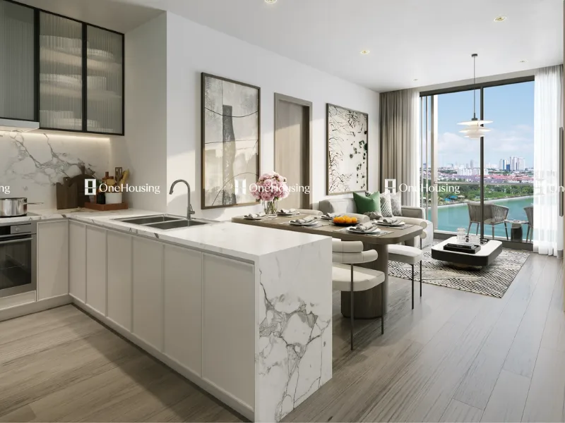 Căn hộ 3PN tòa A Masteri West Heights 72.84m2 đang bán bao nhiêu?