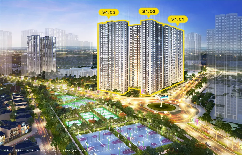 Căn 2PN+ toà S4.02 - The Sapphire - Vinhomes Smart City 62.5m2 có giá bao nhiêu?