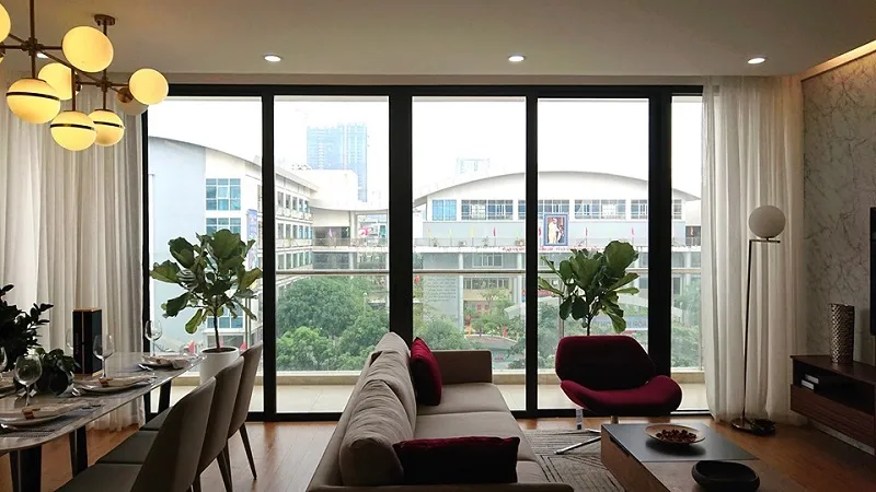 Căn 1PN, 2PN, 3PN ở chung cư Chelsea Residences quận Cầu Giấy có diện tích thế nào?