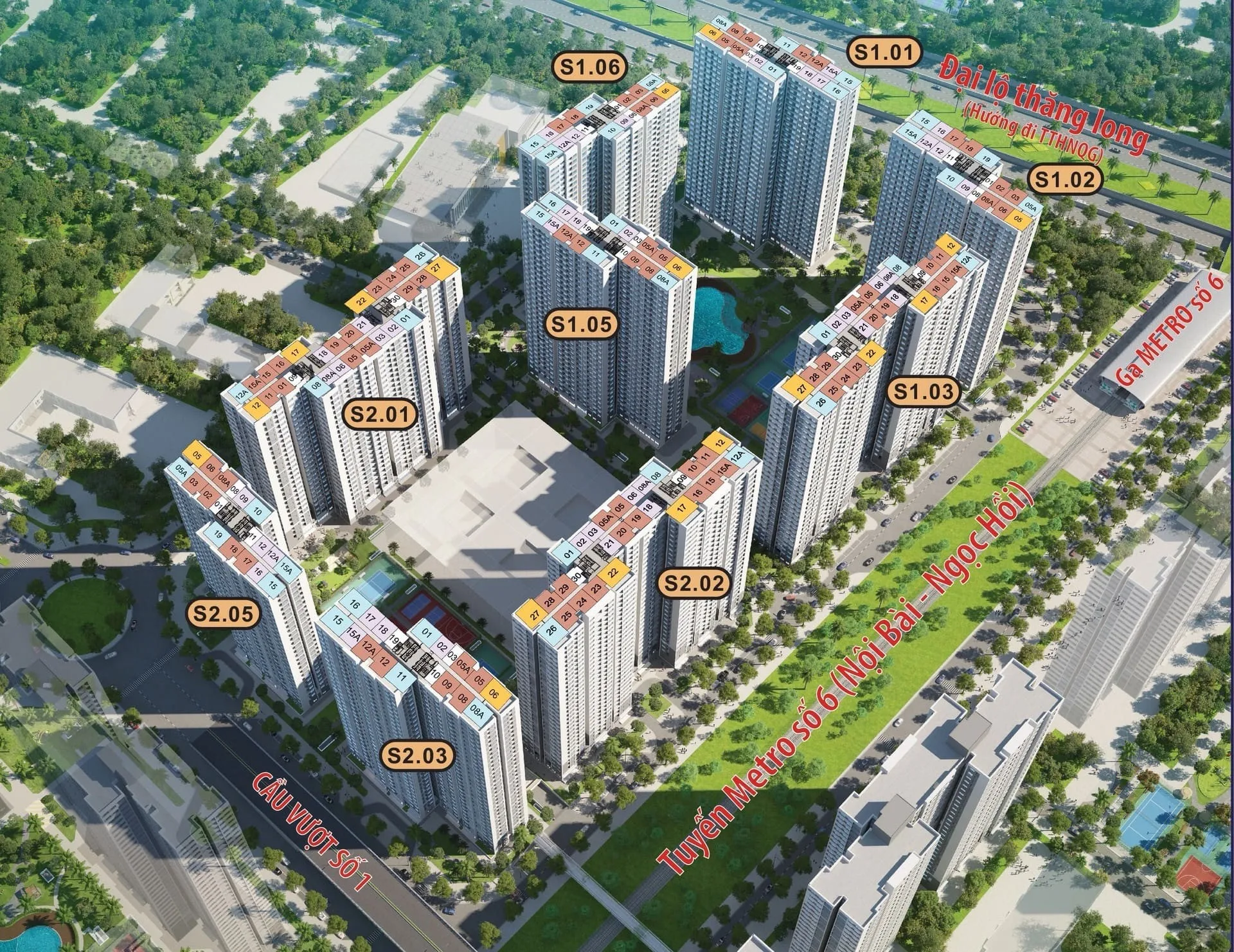 Căn 1PN+ tòa S2.02 - The Sapphire - Vinhomes Smart City hướng Tây Bắc có giá bao nhiêu 1m2?
