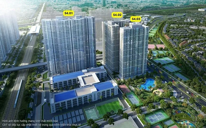 Căn 1PN+ tòa S4.03 - The Sapphire - Vinhomes Smart City hướng Đông Bắc có giá bao nhiêu 1m2?