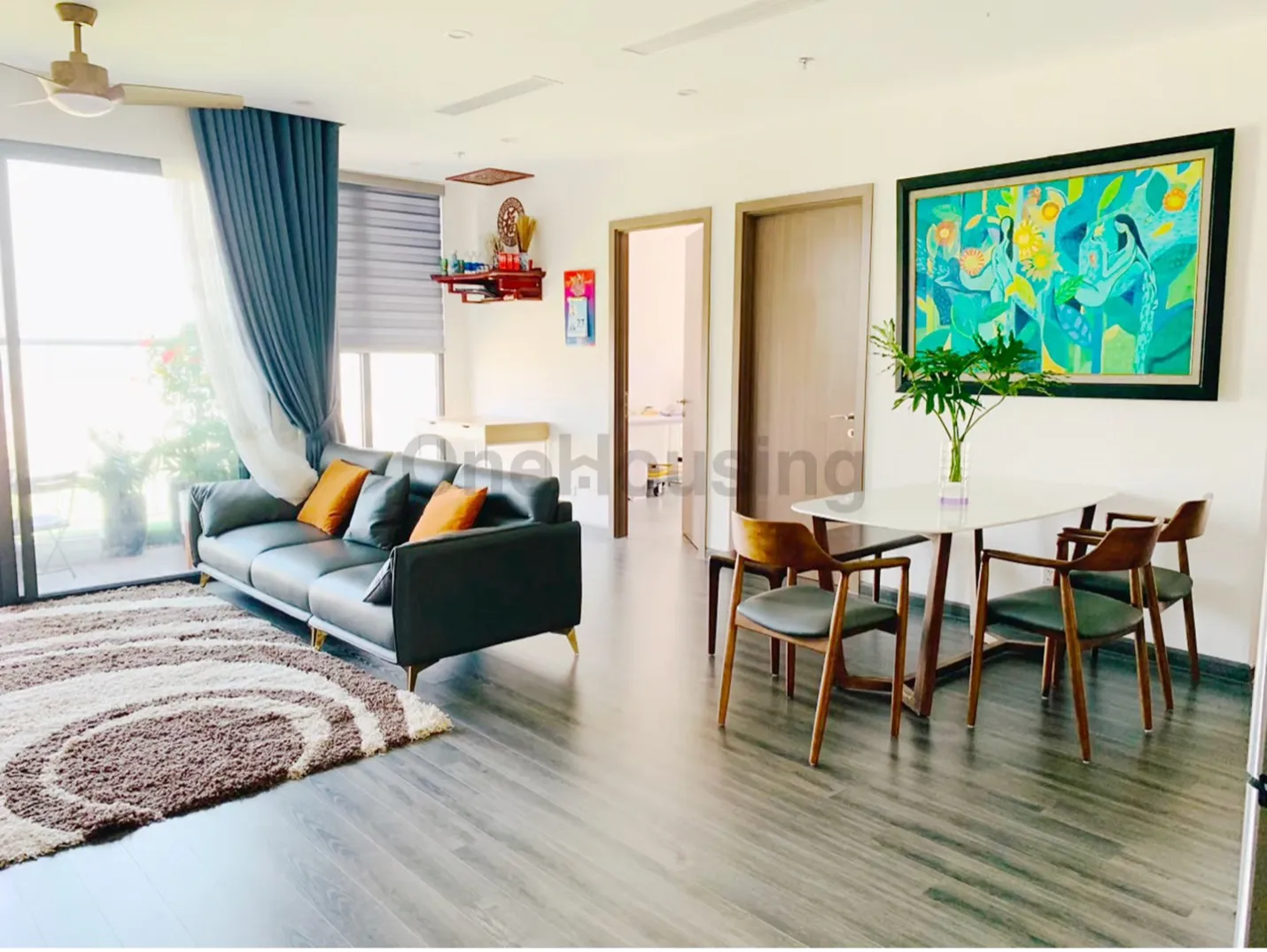 Căn 3PN+ tòa R1.02 - The Zen Park - Vinhomes Ocean Park Gia Lâm hướng Đông Bắc, Tây Bắc giá bao nhiêu 1m2?