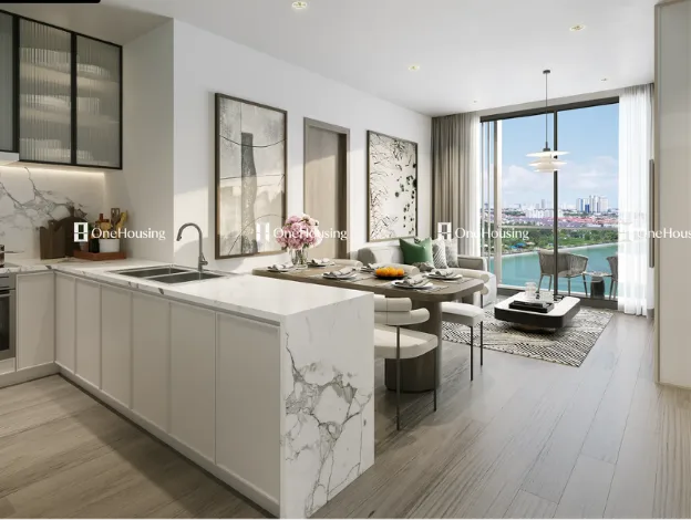 Căn 3PN tòa A - Masteri West Heights hướng Đông Bắc, Tây Bắc giá bao nhiêu 1m2?
