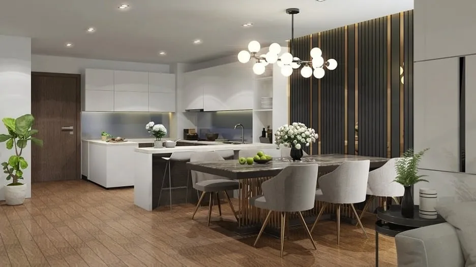 Căn 2PN, 3PN ở chung cư Athena Complex Pháp Vân quận Hoàng Mai có diện tích thế nào?