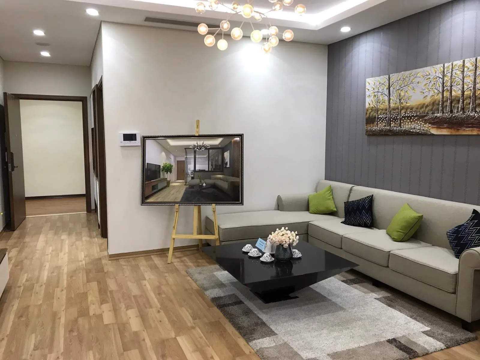 Căn 3PN ở chung cư Green Park Tower quận Cầu Giấy có diện tích bao nhiêu? 