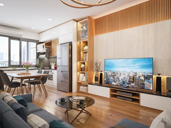 Căn 2PN 3PN chung cư HTT Tower 2 quận Hà Đông có diện tích bao nhiêu?