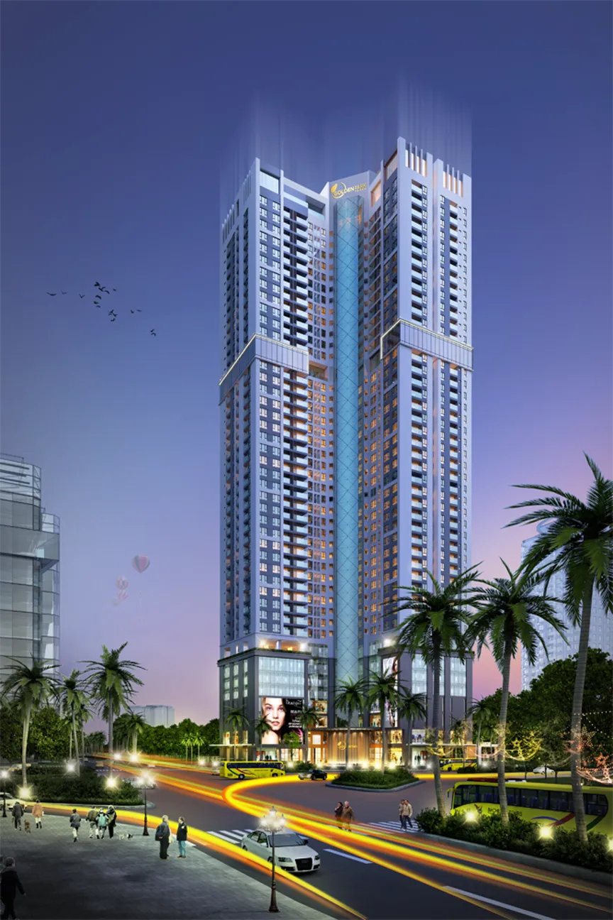 Căn 2PN 3PN ở chung cư Golden Park Tower quận Cầu Giấy có diện tích bao nhiêu?