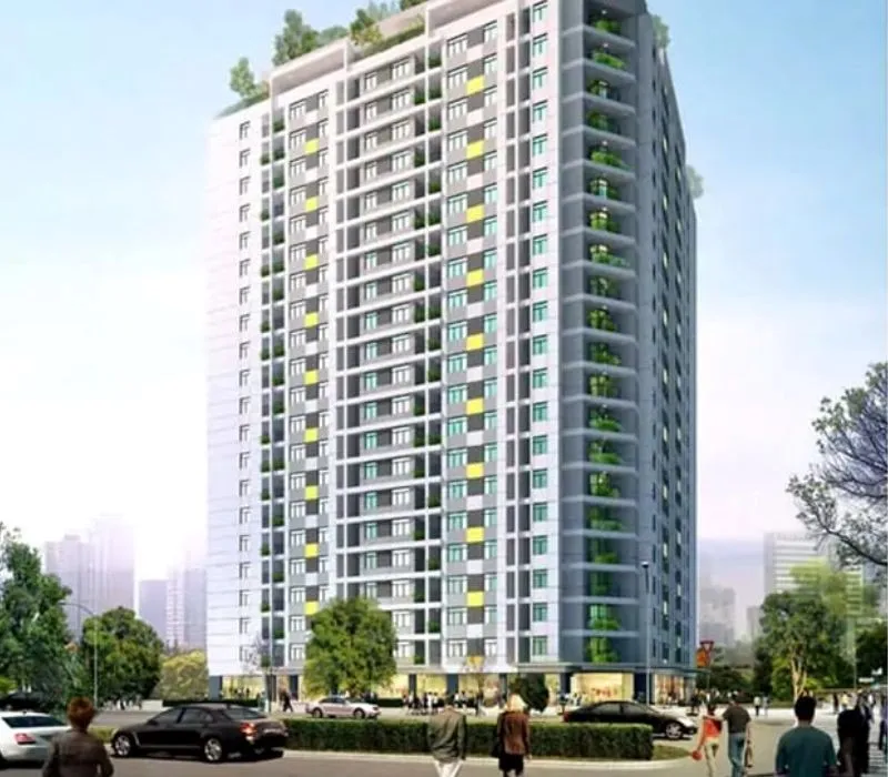 Căn 2PN 3PN chung cư Rainbow Linh Đàm quận Hoàng Mai có diện tích bao nhiêu?