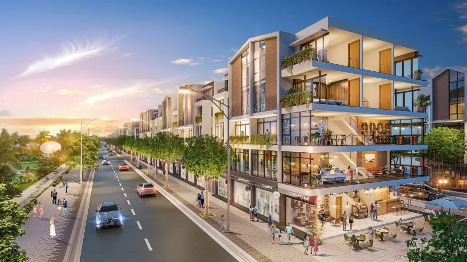 Phân khu Vịnh Thiên Đường Vinhomes Ocean Park 3 có bao nhiêu căn shophouse? Diện tích nhỏ nhất, lớn nhất là bao nhiêu?