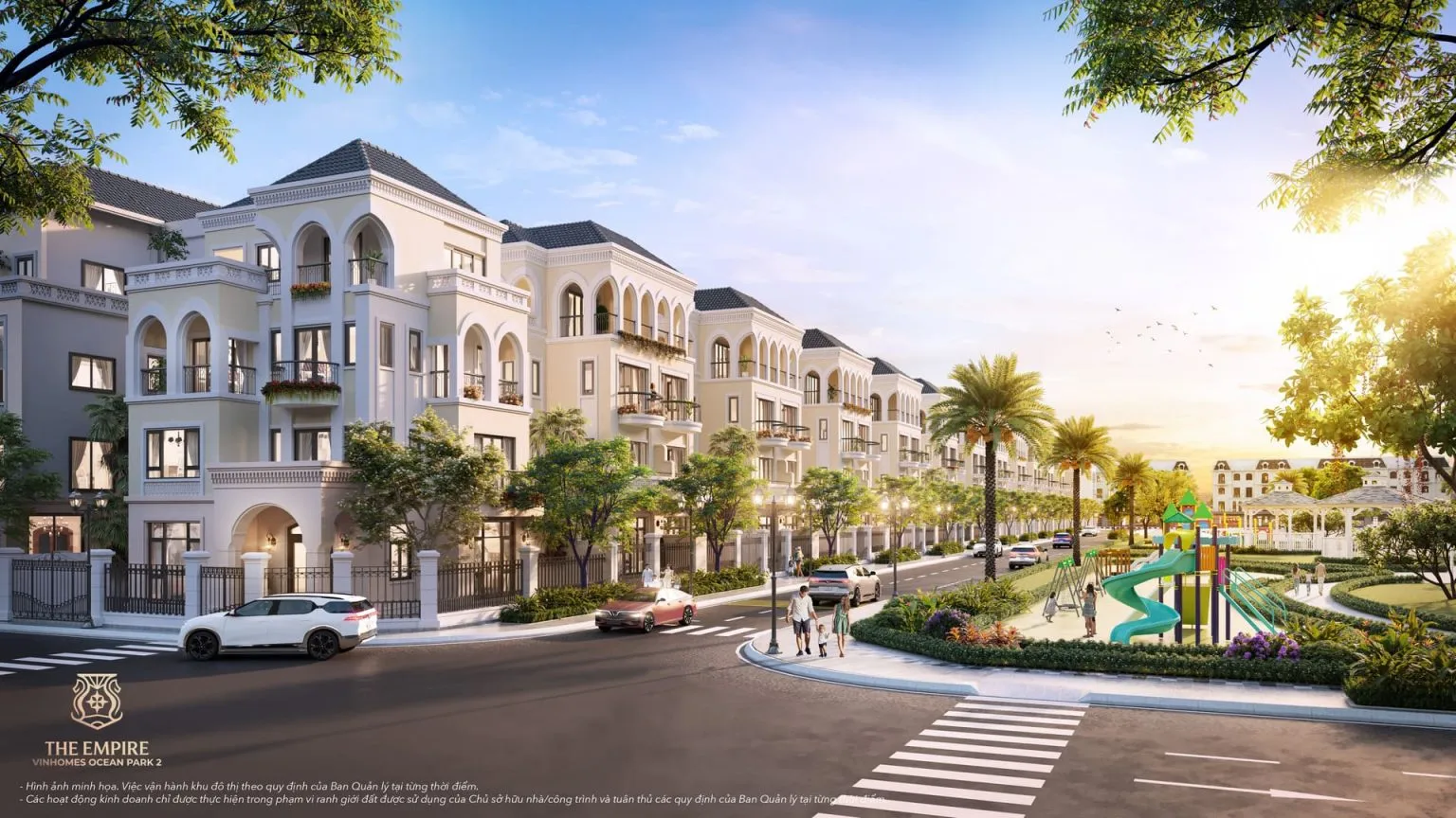 Có bao nhiêu căn biệt thự tại phân khu Vịnh Tây Vinhomes Ocean Park 3 và diện tích là bao nhiêu?