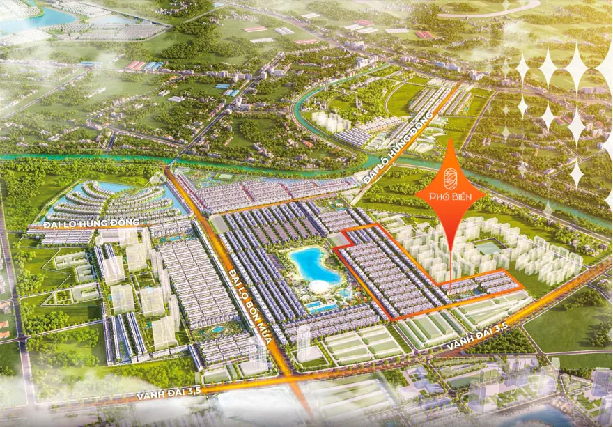 Liền kề shophouse của phân khu Phố Biển - Vinhomes Ocean Park 3 có những ưu điểm gì về vị trí để thu hút đầu tư?