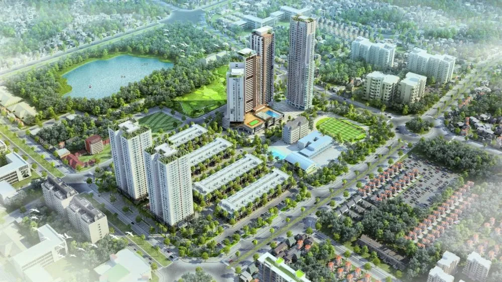 Quy mô và mật độ xây dựng của chung cư Gemek Tower huyện Hoài Đức như thế nào? 